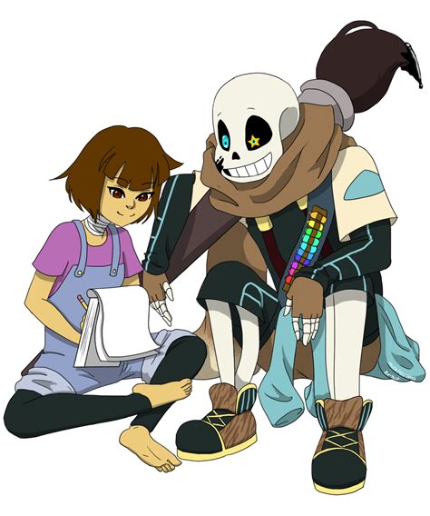 ink sans x frisk